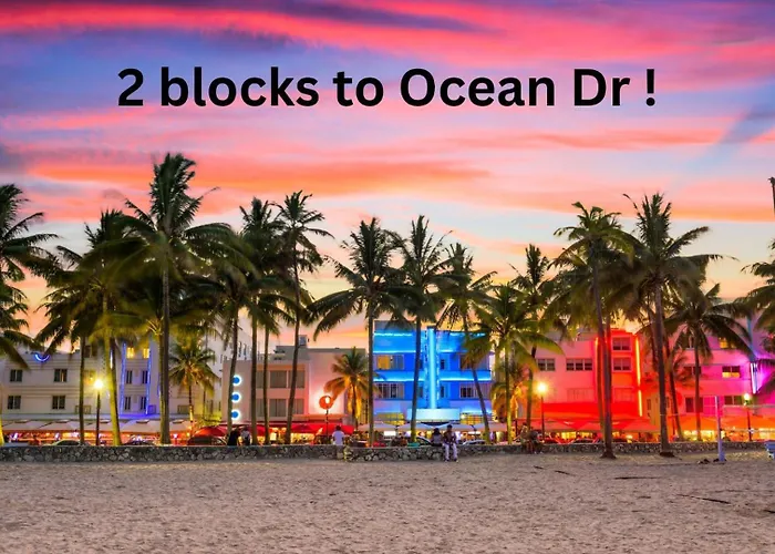 Best Location Sobe Top Floor 2 Min To Beach & Fun